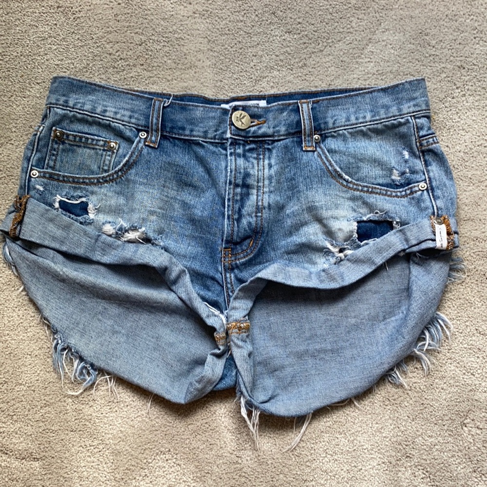 one teaspoon jean shorts (bandits size 29)